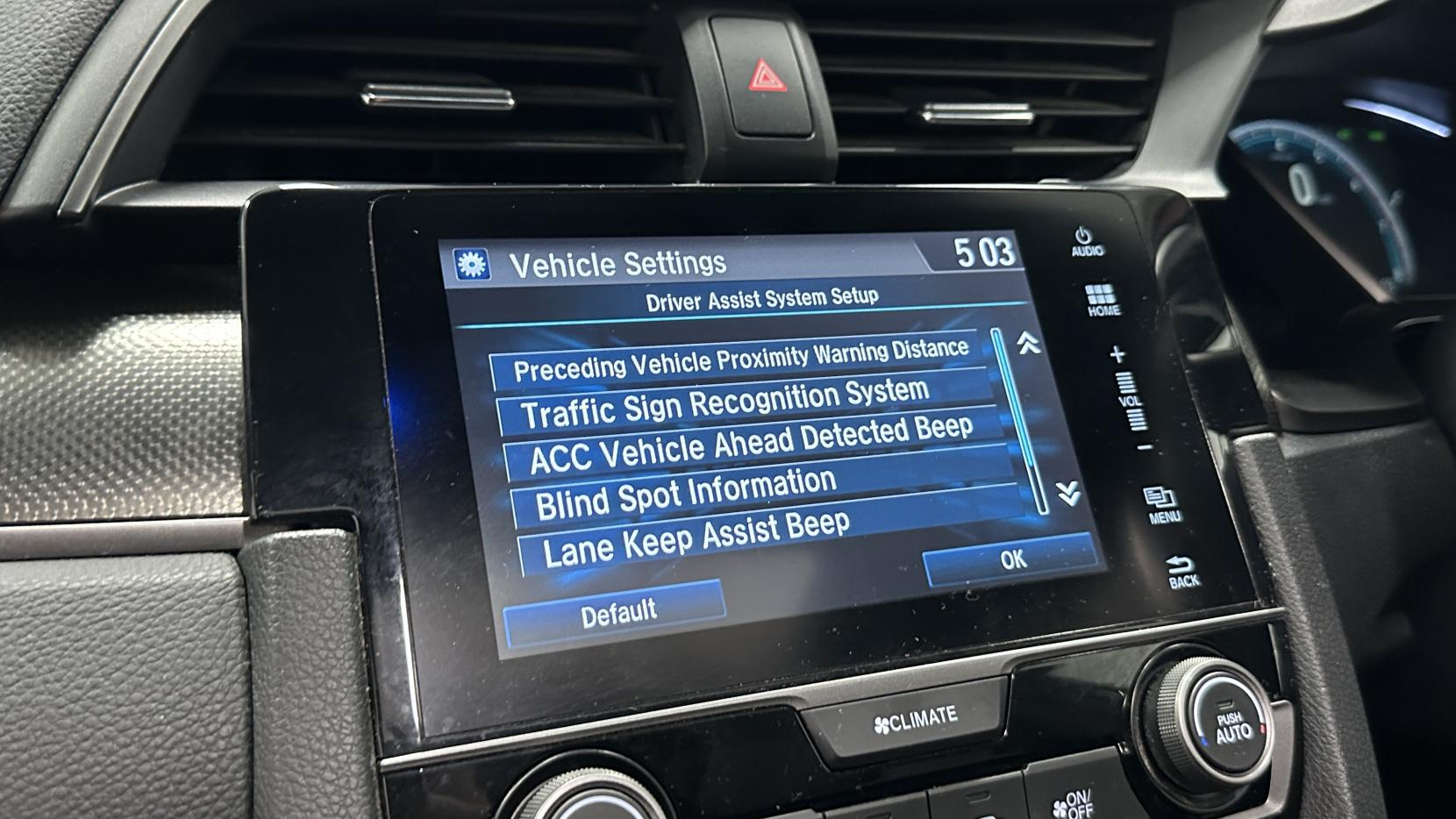 Honda Civic 1.0 VTEC Turbo EX Hatchback 5dr Petrol Manual Euro 6 (s/s) (129 ps)