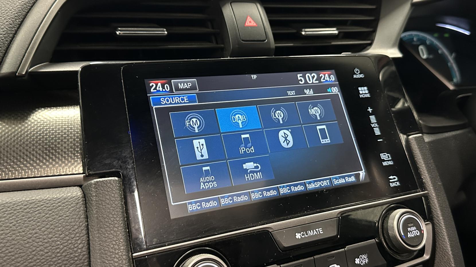 Honda Civic 1.0 VTEC Turbo EX Hatchback 5dr Petrol Manual Euro 6 (s/s) (129 ps)