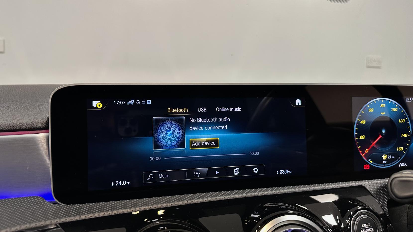 Mercedes-Benz A Class 1.5 A180d AMG Line (Premium Plus) Hatchback 5dr Diesel 7G-DCT Euro 6 (s/s) (116 ps)