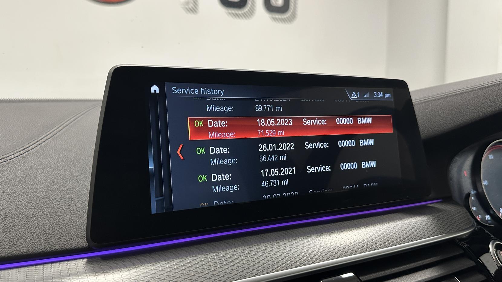 BMW 5 Series 3.0 540i M Sport Saloon 4dr Petrol Auto xDrive Euro 6 (s/s) (340 ps)