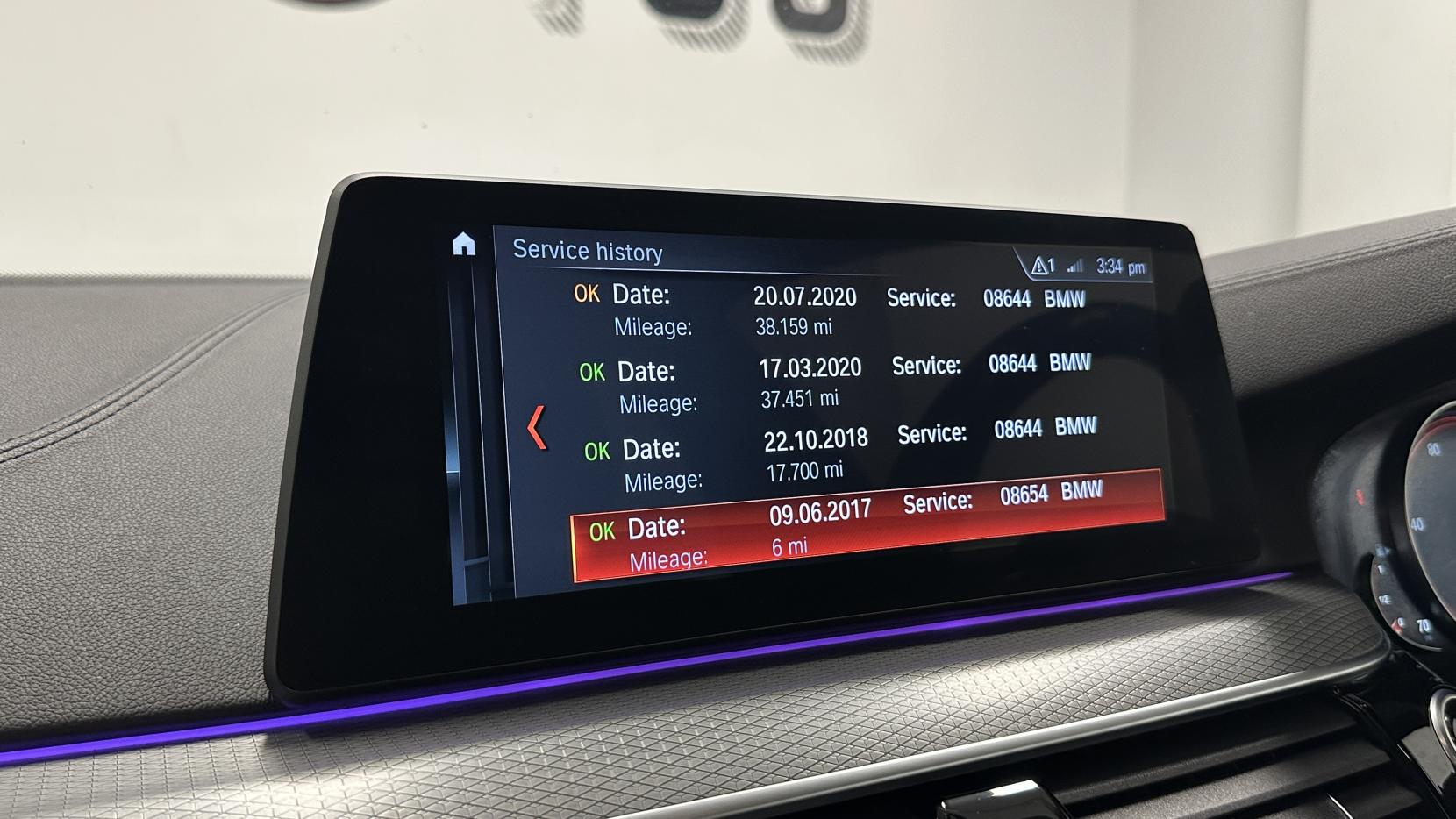 BMW 5 Series 3.0 540i M Sport Saloon 4dr Petrol Auto xDrive Euro 6 (s/s) (340 ps)