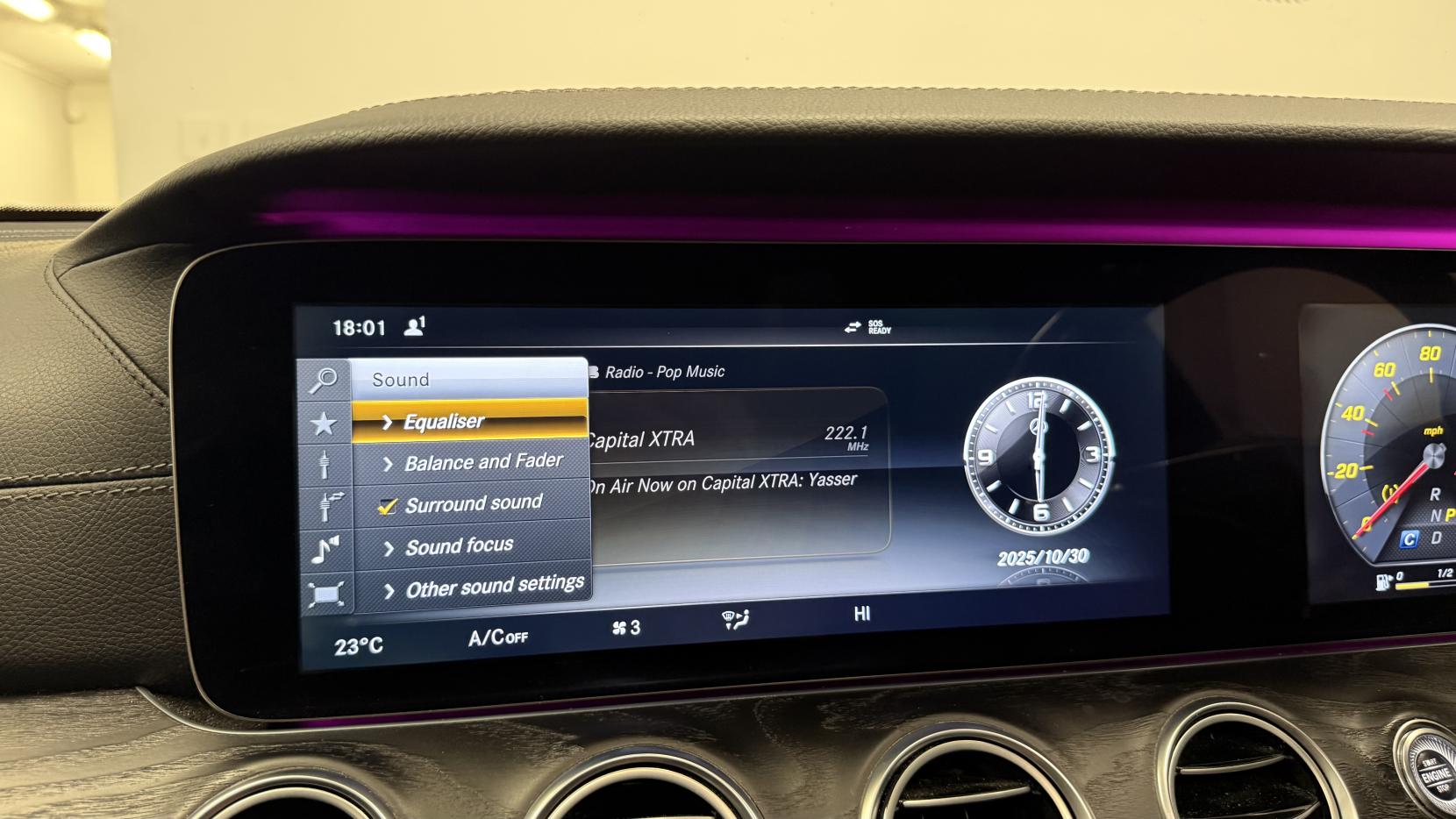 Mercedes-Benz E Class 2.0 E220d AMG Line (Premium Plus) Saloon 4dr Diesel G-Tronic+ 4MATIC Euro 6 (s/s) (194 ps)