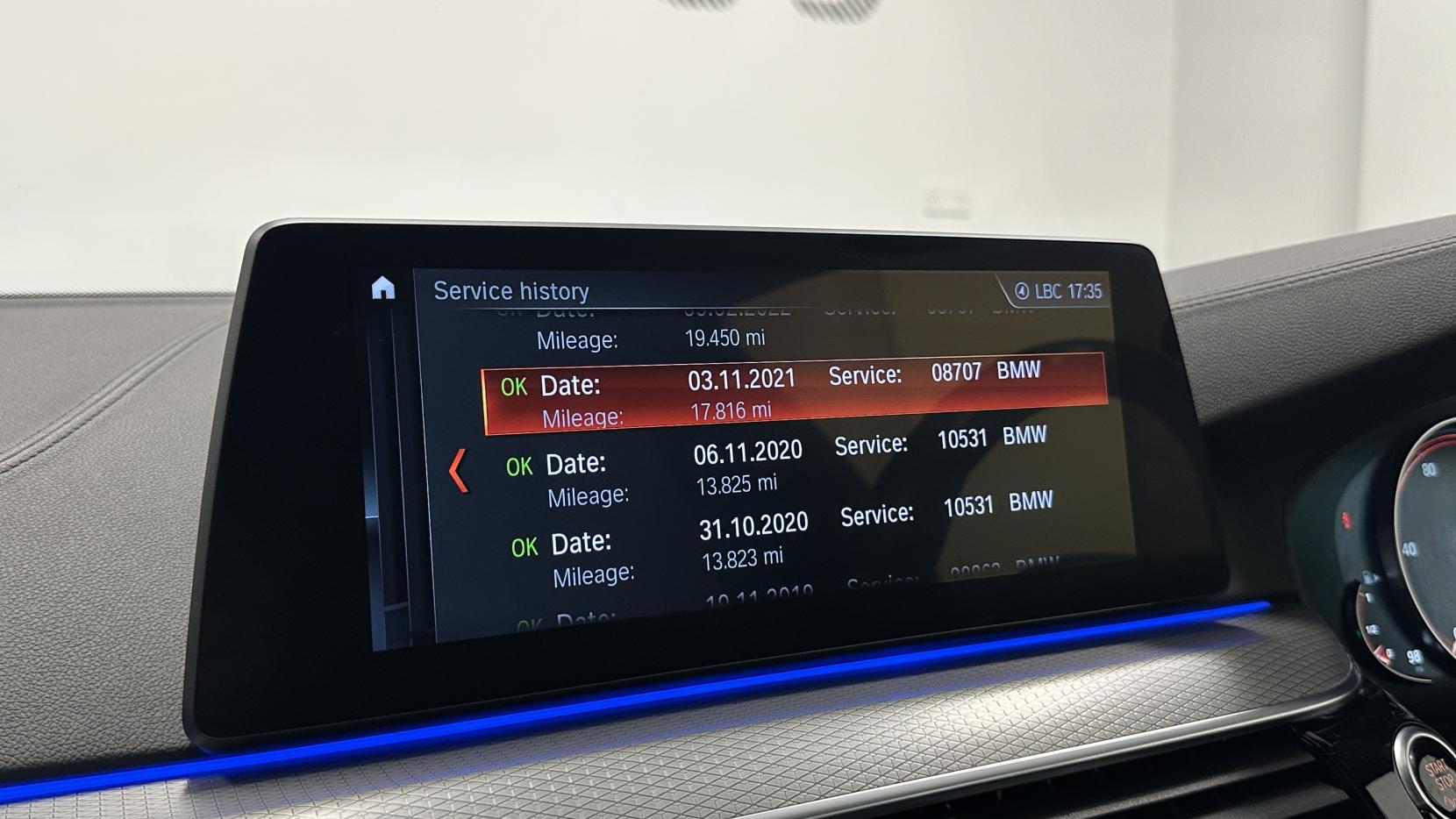 BMW 5 Series 3.0 540i M Sport Saloon 4dr Petrol Auto xDrive Euro 6 (s/s) (340 ps)