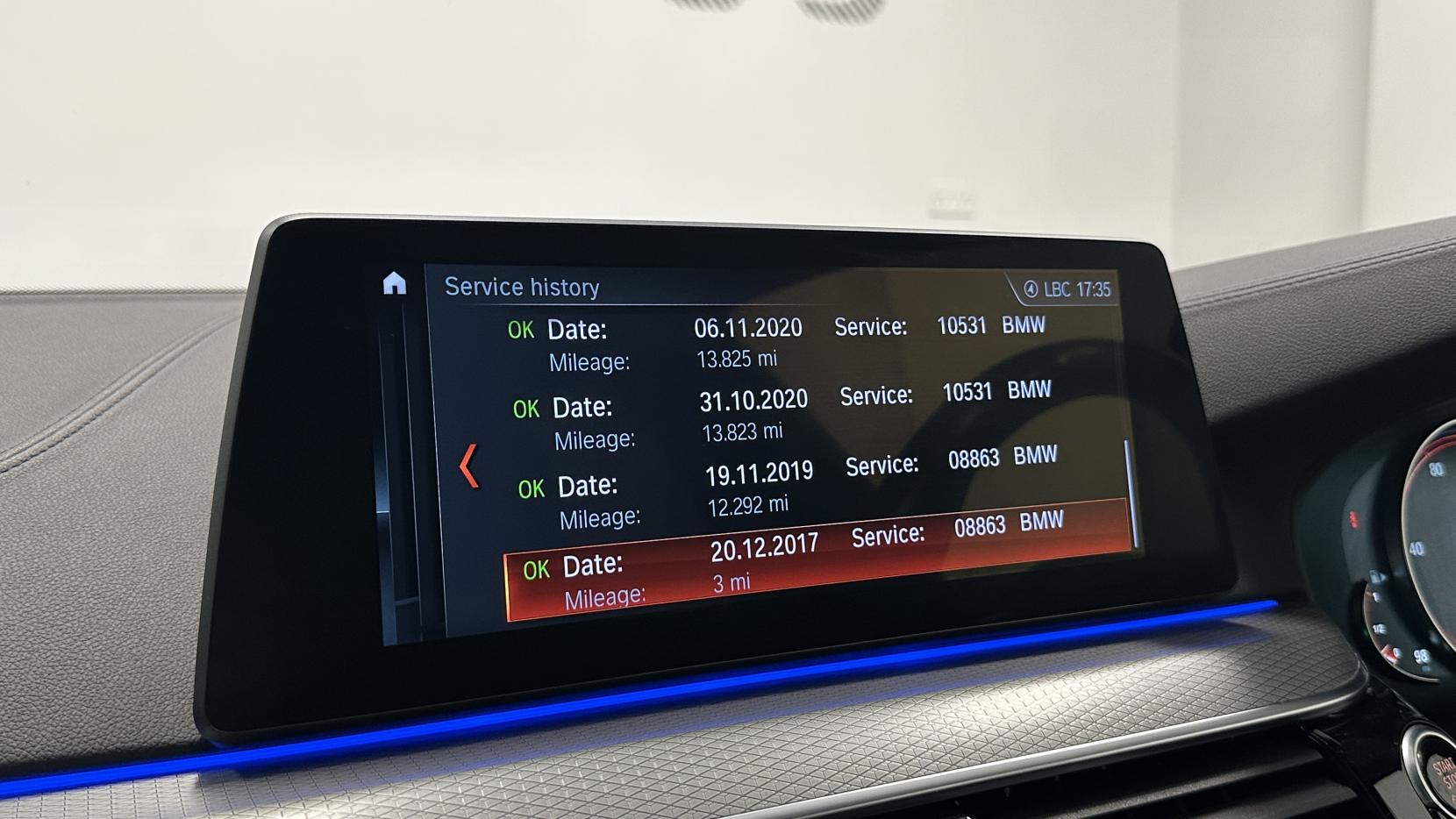 BMW 5 Series 3.0 540i M Sport Saloon 4dr Petrol Auto xDrive Euro 6 (s/s) (340 ps)