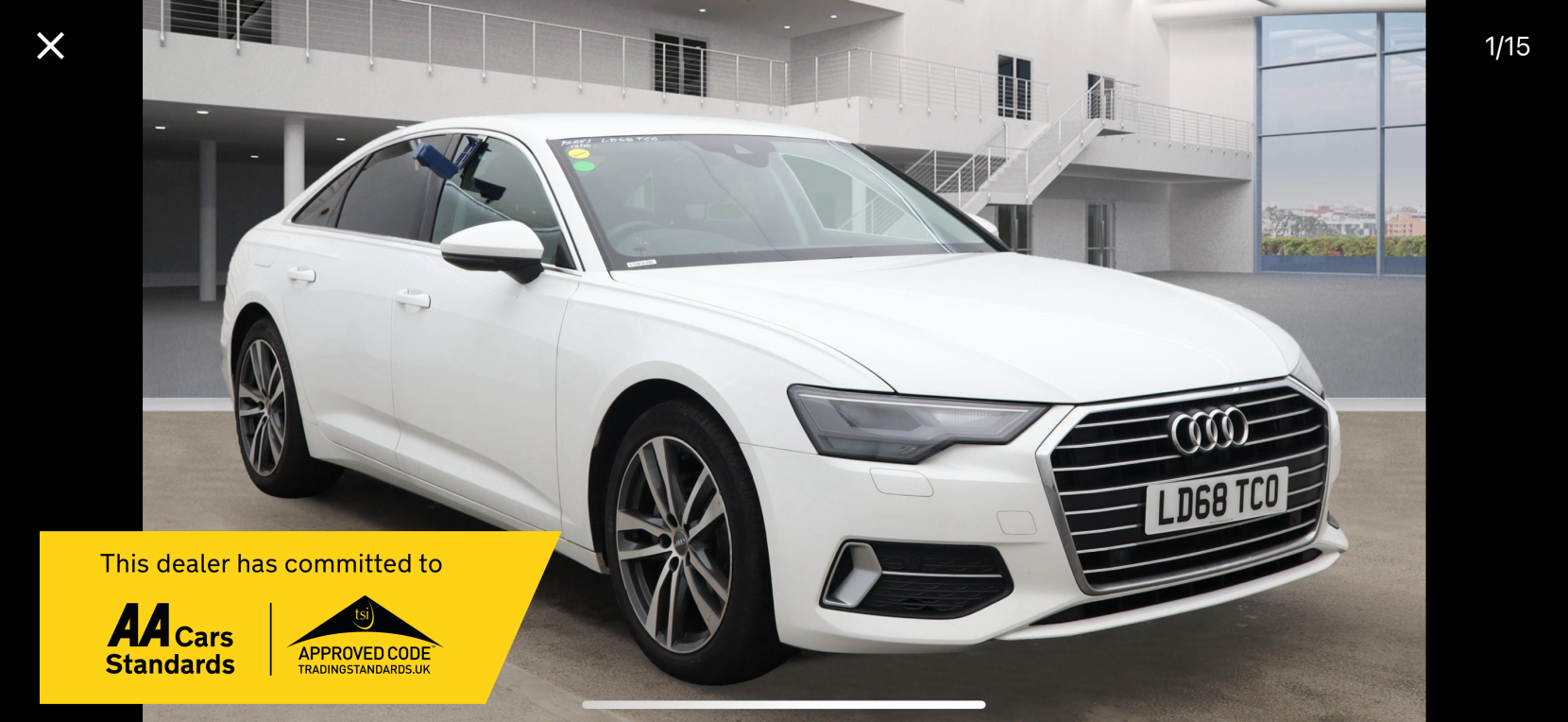 Audi A6 Saloon 2.0 TDI 40 Sport Saloon 4dr Diesel S Tronic Euro 6 (s/s) (204 ps)